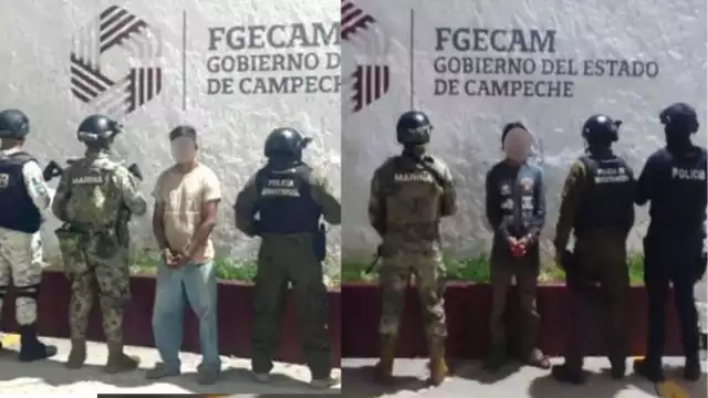 La FGECAM realizó cateos simultáneos en tres comunidades del municipio de Campeche: Alfredo V. Bonfil, La Libertad y Quetzal Edzná.