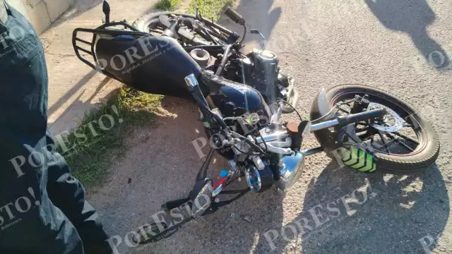 Estudiante del CBTIS resultó con fractura tras ser impactado por una conductora en Calkiní.