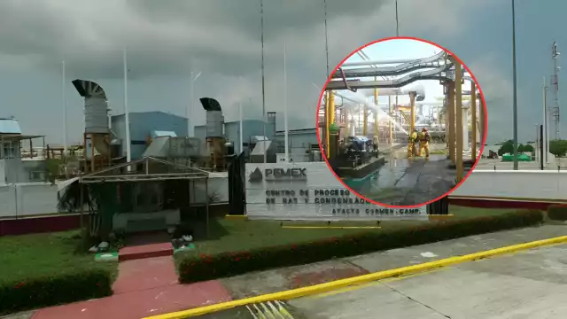 La contingencia es atendida por PEMEX y la Guardia Nacional para salvaguardar vidas humanas