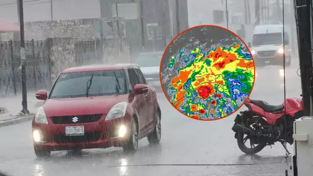 Una baja presión con potencial ciclónico reforzará el temporal de lluvias en Campeche.