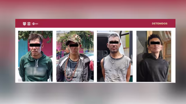 Tres hombres y una mujer fueron detenidos.