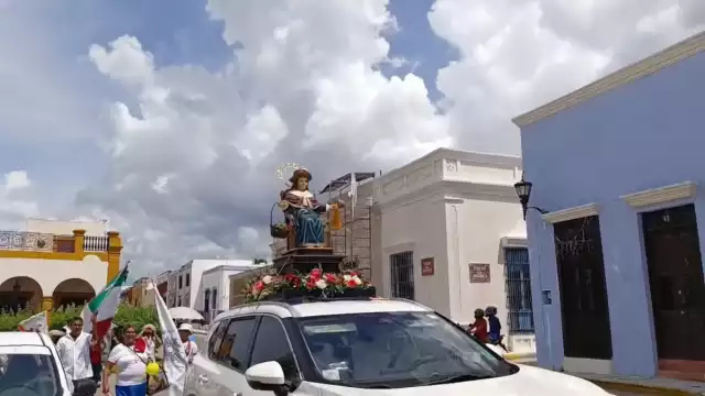 Carmelitas celebran al Santo Niño de Atocha con peregrinación en Campeche