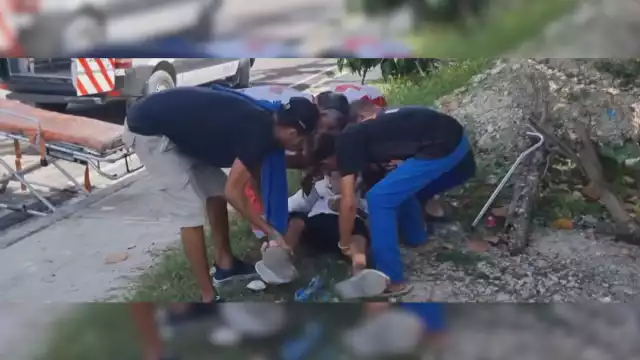 Vecinos de la colonia Emiliano Zapata pidieron ayuda para Raúl Damián Ascencio, un anciano afectado por el calor.