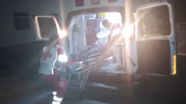 El motociclista fue trasladado al hospital