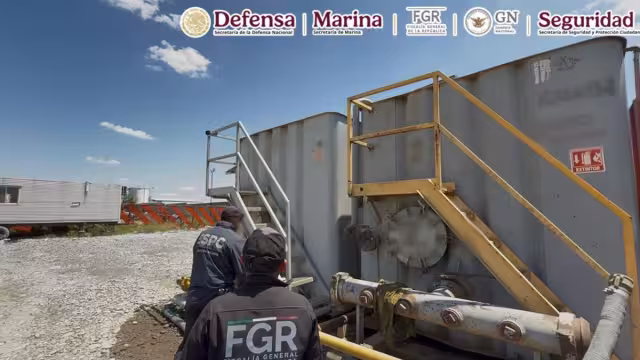 El cateo se realizó en un inmueble ubicado en la colonia El Maguey, sobre la calle Progreso