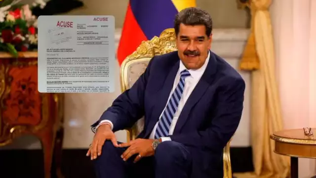 El líder prrista compartió una imagen del documento presentado ante la FGR, asegurando que Nicolás Maduro debe responder ante la justicia mexicana