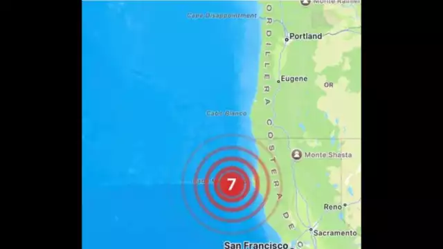 Inicialmente, el Servicio Geológico de Estados Unidos (USGS) reportó que el sismo tenía una magnitud de 6.6