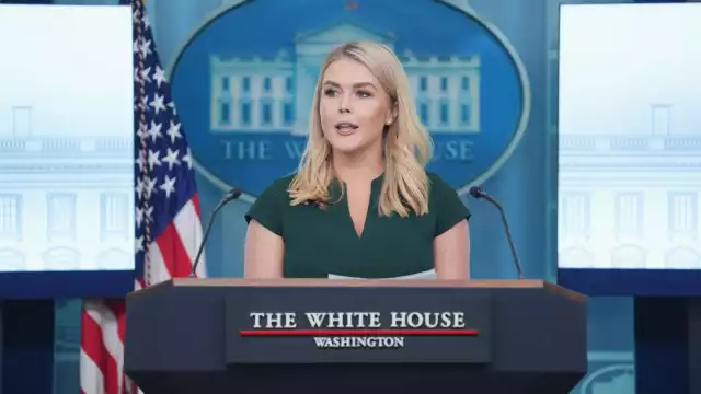 Karoline Leavitt, portavoz de la Casa Blanca