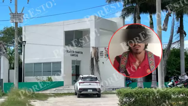 El agresor llevaba un bebé de aproximadamente un año de edad en brazos al momento del atraco.