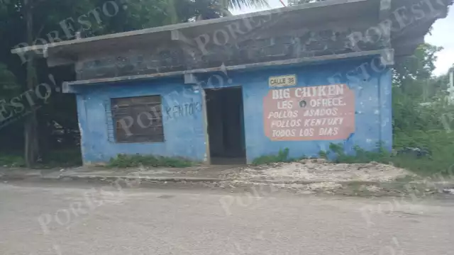 Personas desconocidas robaron una pollería en remodelación en la colonia Salsipuedes de Escárcega.
