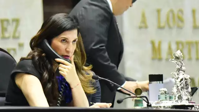 Kenia López Rabadán, presidenta de la Mesa Directiva de la Cámara de Diputados