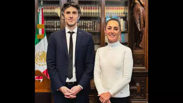 Esta es la primera vez que Sheinbaum se reúne con Croxatto en calidad de presidenta de México