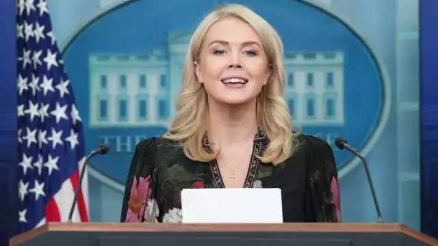 Karoline Leavitt, portavoz de la Casa Blanca