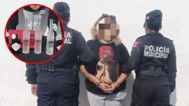 La mujer fue descubierta por las cámaras de seguridad del establecimiento