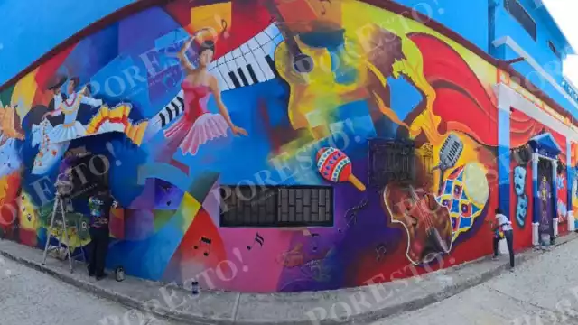 Concluyó la primera etapa del proyecto “Callejón del Arte” en el Centro Histórico de Ciudad del Carmen.