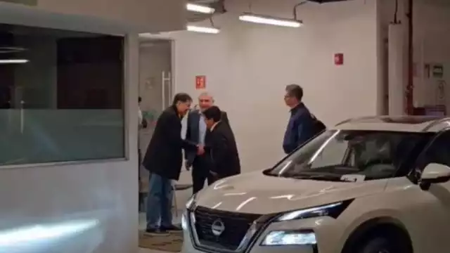 El próximo presidente de la SCJN, Hugo Aguilar, fue recibido por los senadores Adán Augusto López y Gerardo Fernádez Noroña