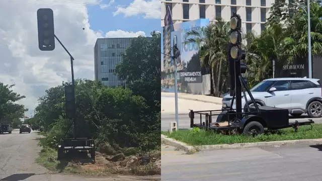 Se comentó que el dispositivo permitirá regular el flujo vehicular y reducir riesgos el tiempo que duren dichas obras