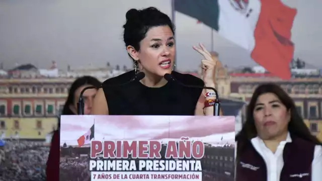 Luisa María Alcalde Luján, dirigente nacional de Movimiento de Regeneración Nacional (Morena)