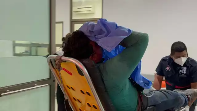 El hombre fue auxiliado en la carretera a Puerto Morelos