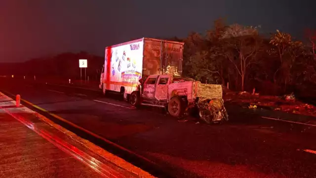 Vista panorámica del accidente del lunes 20 de mayo en Campeche