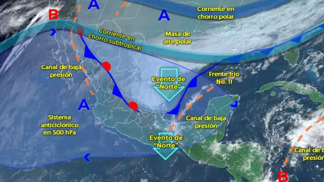 Campeche recibirá diciembre con la llegada del Frente Frío Número 11, trayendo temperaturas más bajas