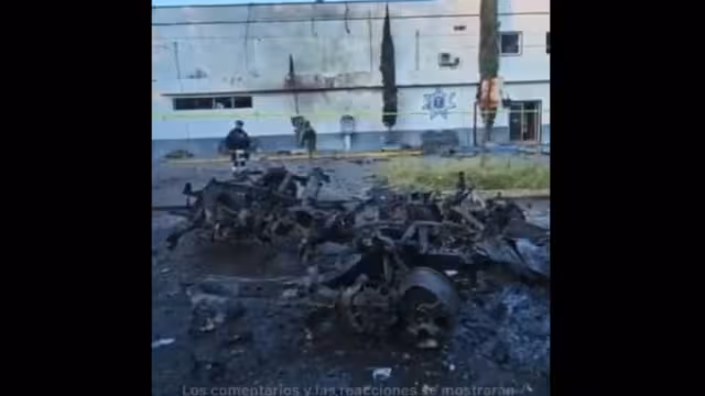 La gobernadora Libia Dennise García suspendió su agenda y desplegó un operativo tras la explosión de un coche bomba en Acámbaro