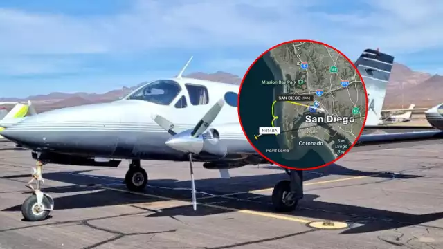Desaparece avioneta con seis personas frente a las costas de San Diego