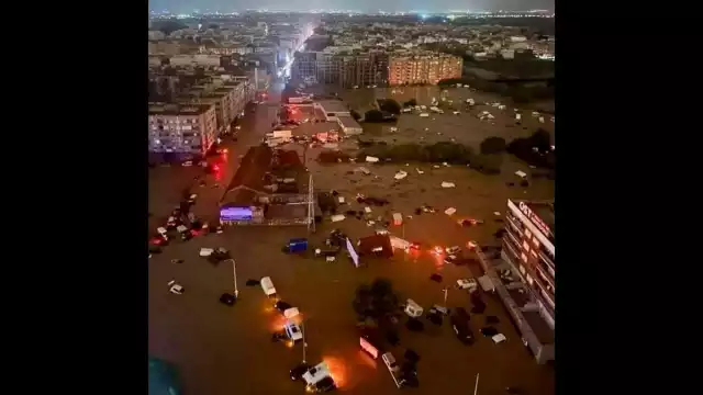 "Dana" dejó cuantiosos daños y pérdidas en la ciudad española de Valencia