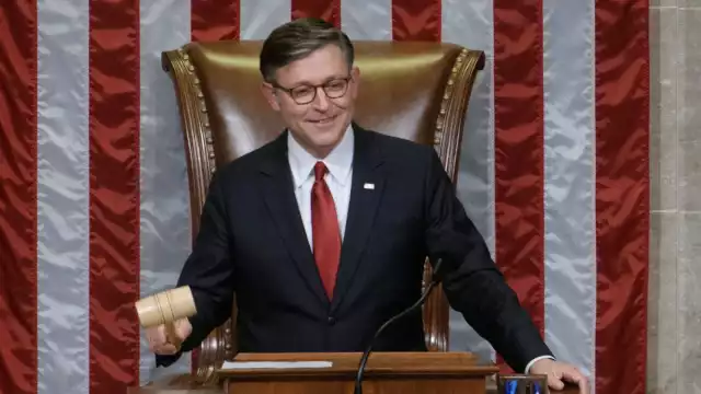 Mike Johnson,  presidente de la Cámara de Representantes de Estados Unidos