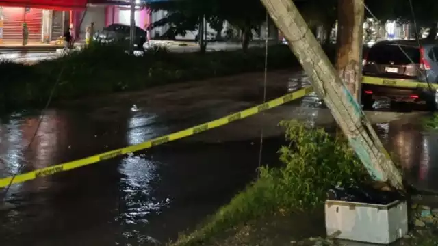 Lluvias dejan sin luz a Chetumal y sus alrededores