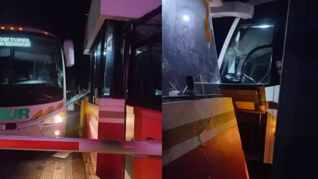 No hubo lesionados, pero la estructura y los cristales de la caseta resultaron dañados