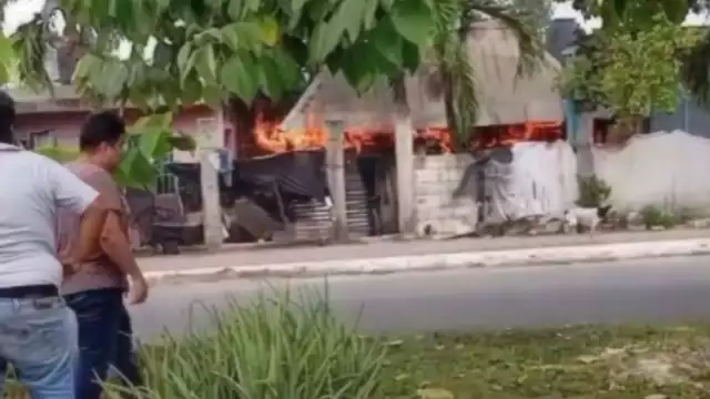 Un incendio alertó a los vecinos de la colonia Proterritorio en Chetumal