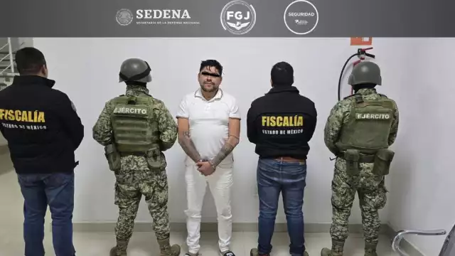 La Fiscalía del Estado de México detuvo a José Enrique "N", alias “El Nariz”, supuesto líder de la Familia Michoacana en el Valle de Toluca