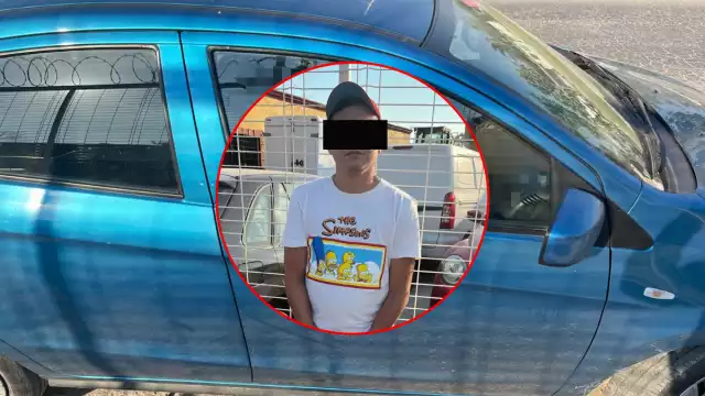 El automóvil fue detectado por el sistema del Arco Repuve y agentes se movilizaron para ubicarlo