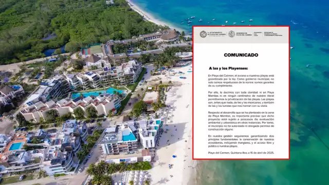 Playa del Carmen desmiente rumores sobre la privatización de Playa Mamitas