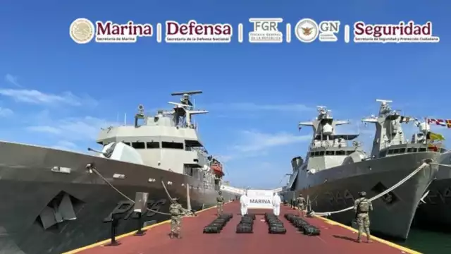 Semar informó que con este decomiso se evitó que alrededor de mil 800 millones de dosis llegaran a las calles