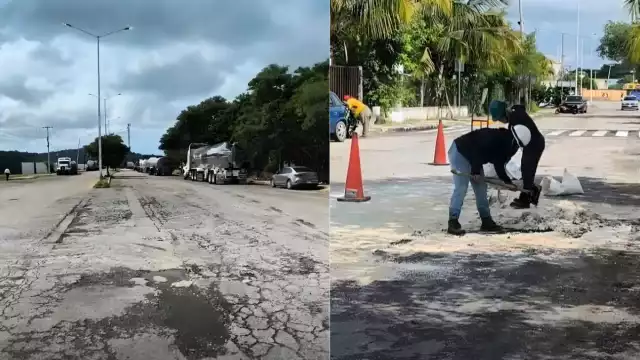 Una pipa de combustible con capacidad de 27 mil 400 litros presentó una fuga en Lerma, Campeche.