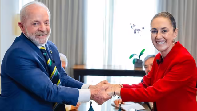 Luiz Inácio Lula da Silva, presidente de Brasil y Claudia Sheinbaum Pardo, presidenta de México