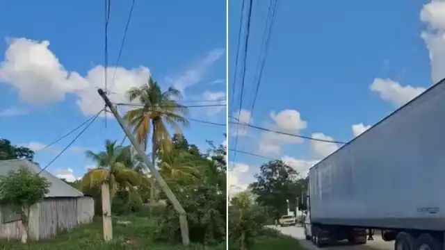 El incidente dañó varias mufas de viviendas cercanas