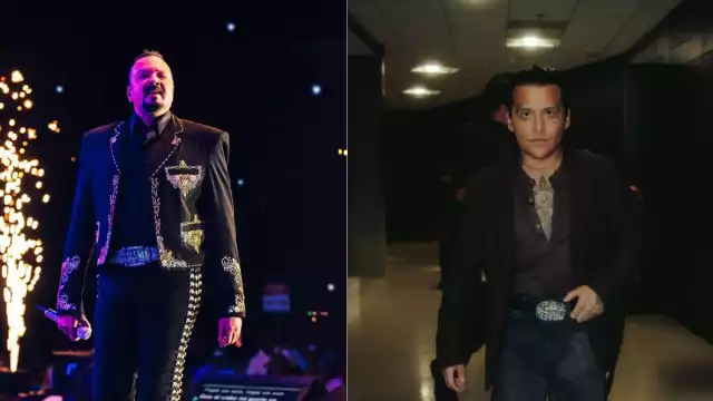 Así dividen los gastos en reuniones familiares Pepe Aguilar y Christian Nodal