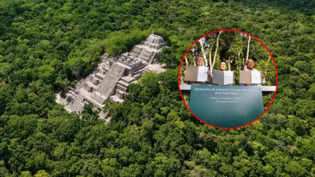 El INAH Campeche destacó los beneficios del acuerdo del Corredor Biocultural de la Gran Selva Maya.