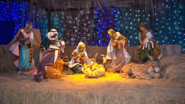 El nacimiento navideño es una representación tradicional del nacimiento de Jesús