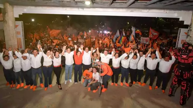 Equipo de campaña de Jorge Portilla en Tulum