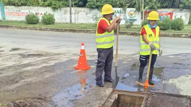 Operativo tormenta refuerza limpieza antes de las lluvias en Chetumal