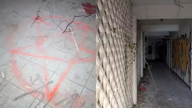 Grafitis, suciedad y diferentes tipos de residuos son el común denominador en los pasillos dominados por la oscuridad