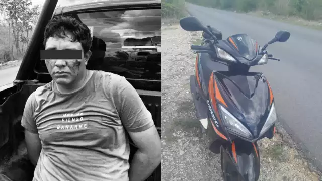 El hombre adoptó una actitud agresiva contra los policías