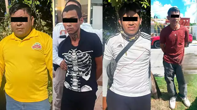 Los hombres quedaron a disposición de las autoriaddes del Estado para determinar su situación legal por los delitos que se les imputan.