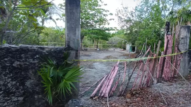 Así lucía el predio donde fue hallado el hombre que perdió la vida