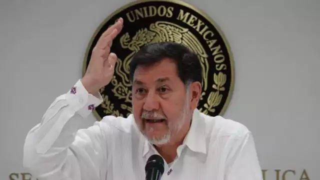 Gerardo Fernández Noroña, presidente de la Mesa Directiva del Senado de la República