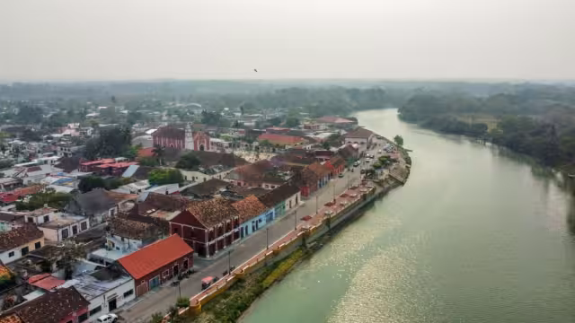 Vista panorámica de Palizada, Campeche